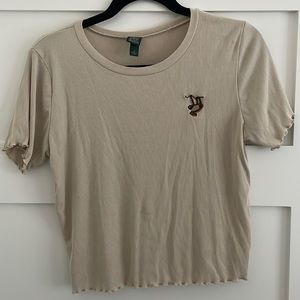 Wild Fable, cropped tan top, size XL